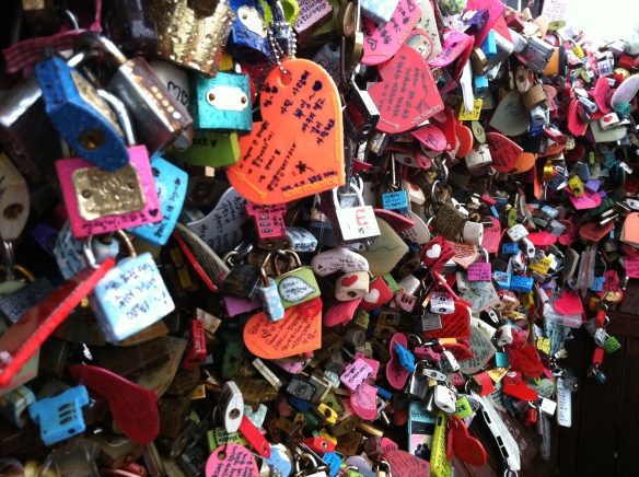 Locks of Love at North Tower